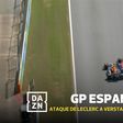 Leclerc passa Verstappen, que se fica a queixar no rádio