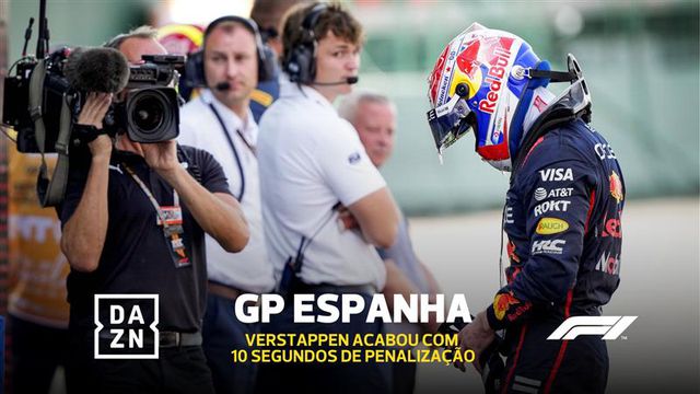 Verstappen foi penalizado e reagiu assim