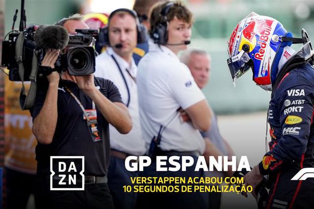 Verstappen foi penalizado e reagiu assim