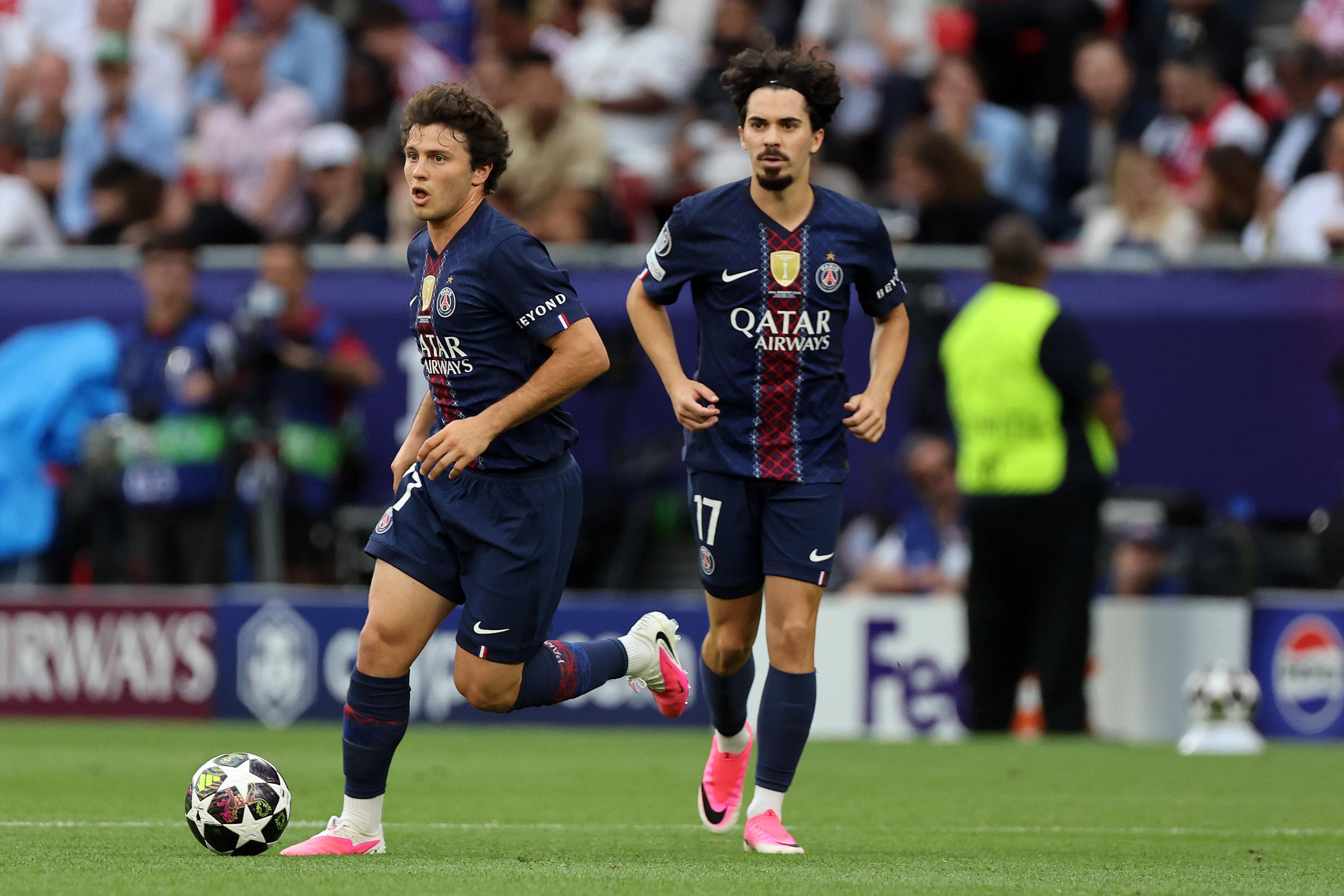 João Neves e Vitinha conquistaram duas Champions em dois anos pelo PSG