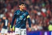 Gustavo Gómez com a braçadeira de capitão do Paraguai