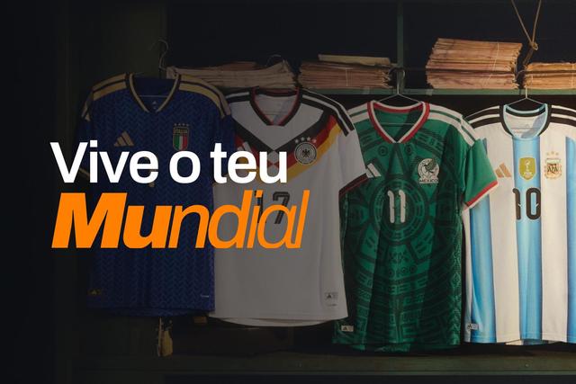 Mundial 2026 na Sport Zone: Camisolas oficiais das grandes seleções