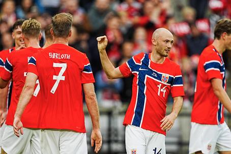 Aursnes voltou a jogar pela Noruega