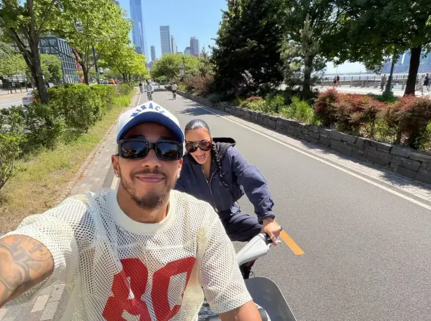 Lewis Hamilton e Kim Kardashian       Instagram Kim Kardashian