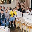 Lindelof com os colegas de seleção - Foto: D. R.