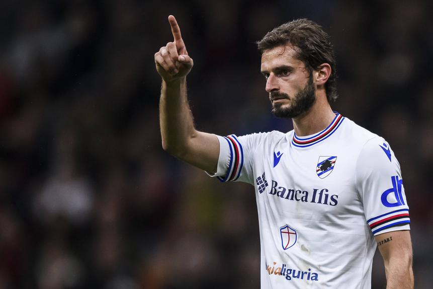 Marios Oikonomou vestiu a camisola da 'Samp' em 2022/23