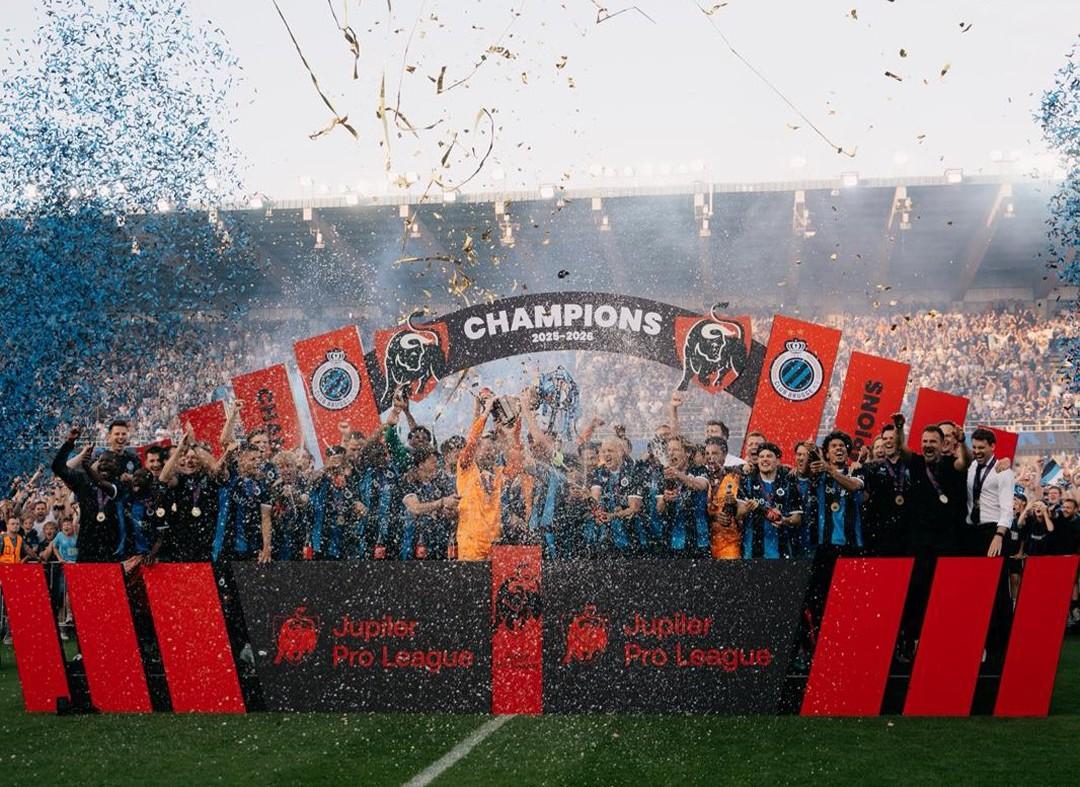 Bélgica - Club Brugge foi campeão, Lommel subiu à Jupiler Pro League, Dender desceu