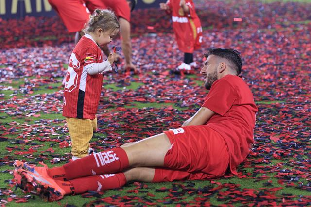 Paulinho com a filha