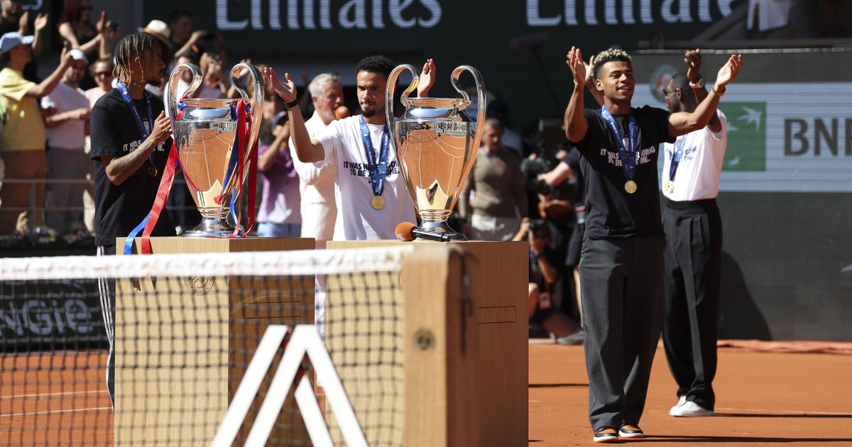 Festa do PSG continua em Roland Garros com volta olímpica dos campeões europeus