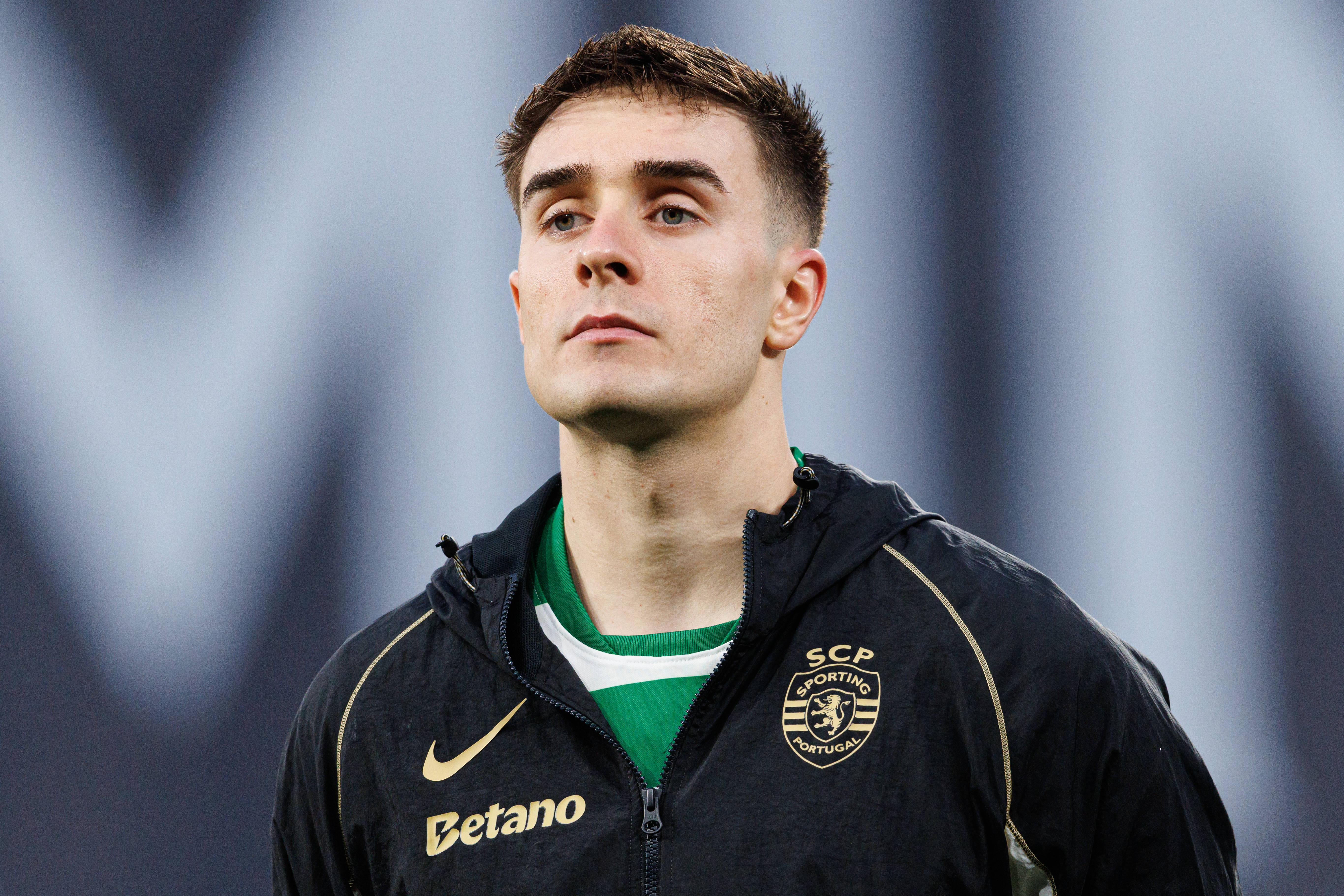 Iván Fresneda, lateral-direito espanhol de 21 anos do Sporting