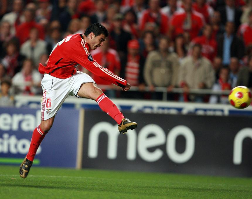 Reyes ao serviço do Benfica, em 2008 - Foto: A BOLA