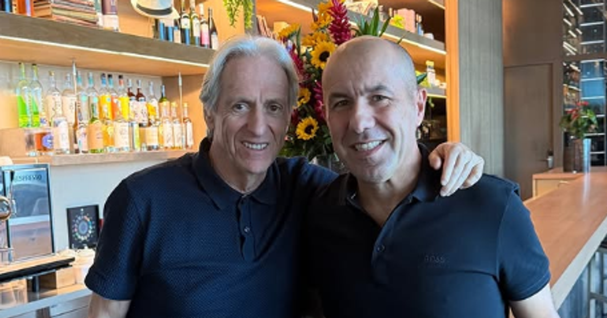 Leonardo Jardim recebe Jorge Jesus no Rio de Janeiro