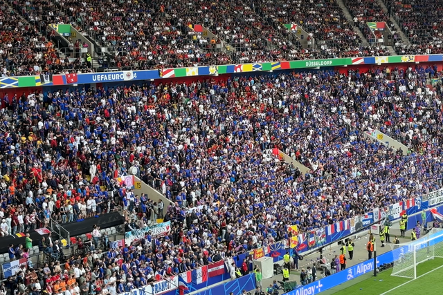 A festa no golo da França