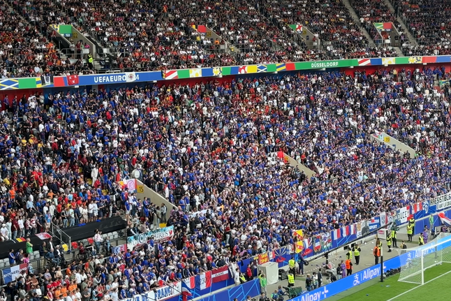 A festa no golo da França