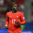 Geovany Quenda a representar os sub-21 de Portugal