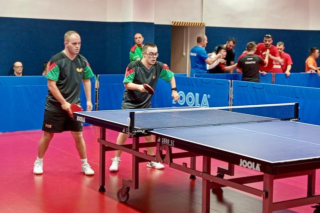 Portugal soma mais três medalhas nos Europeus de ténis de mesa para atletas com Síndrome de Down