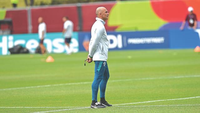 Roberto Martínez lidera equipa técnica em fim de ciclo. Foto Miguel Nunes