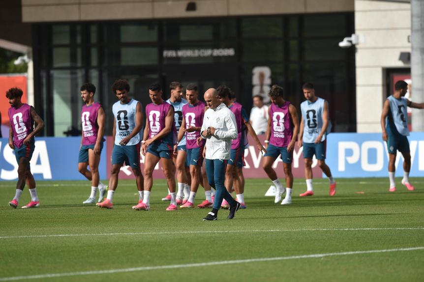 Momento do treino de Portugal em Toronto - Foto: Miguel Nunes