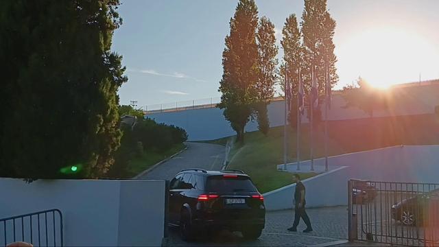 Chegada de André Silva ao Olival