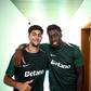 Eduardo Felicíssimo e Salvador Blopa são duas apostas da formação que se apresentaram no arranque dos trabalhos - Foto: SPORTING CP