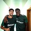 Eduardo Felicíssimo com o companheiro de equipa  Salvador Blopa (Foto Sporting CP)