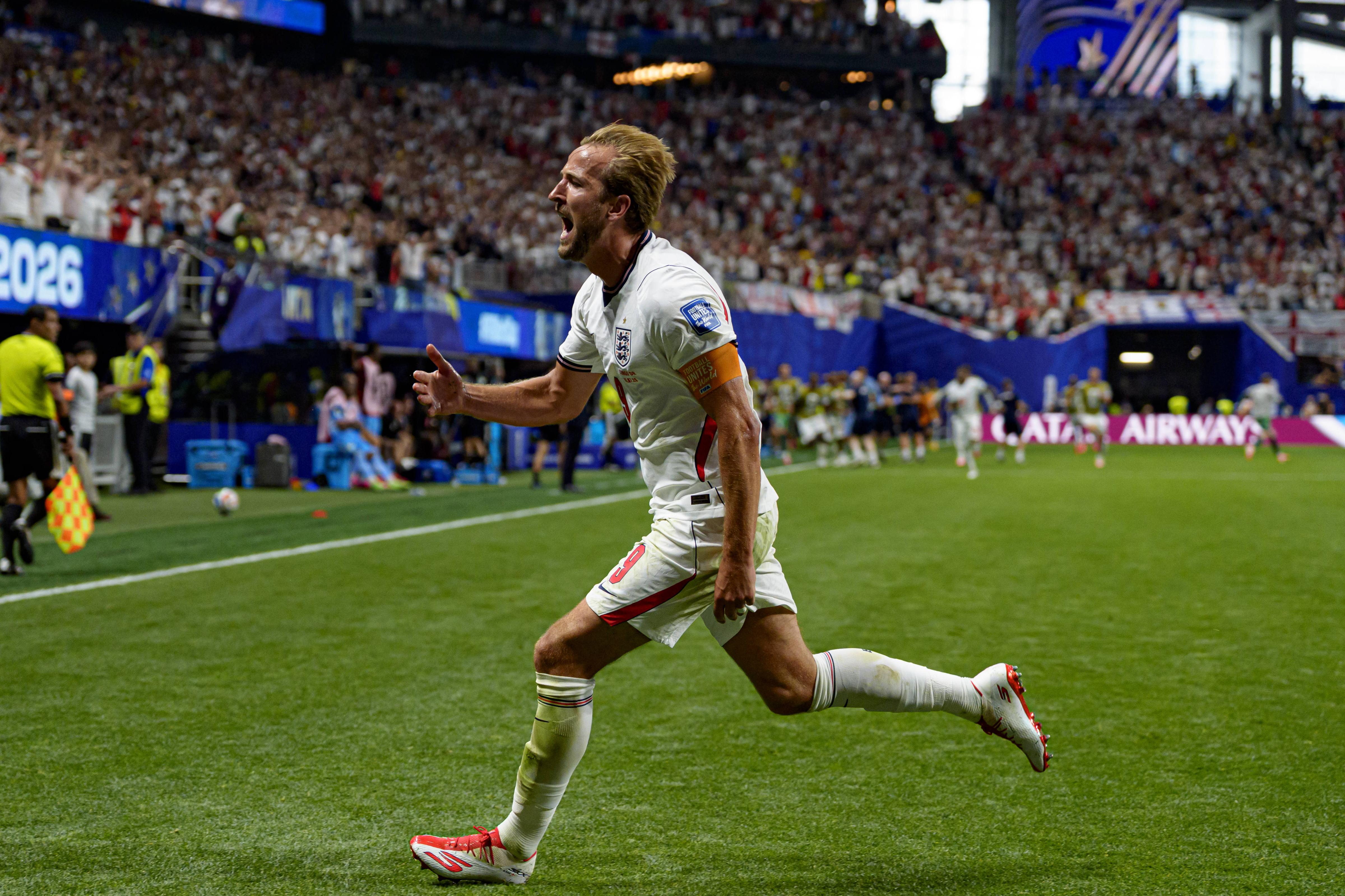 Kane a celebrar golo