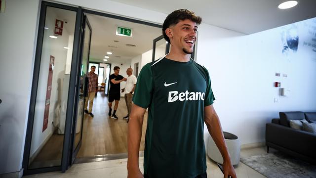 Rafael Nel nos trabalhos de pré-época na Academia Cristiano Ronaldo, em Alcochete - Foto: SPORTING CP