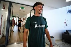 Rafael Nel nos trabalhos de pré-época na Academia Cristiano Ronaldo, em Alcochete - Foto: SPORTING CP