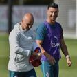 Roberto Martínez não abdica de Cristiano Ronaldo — Foto: MIGUEL NUNES