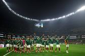Seleção do México festeja no Azteca