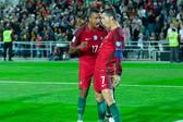 Nani e Cristiano Ronaldo na Seleção