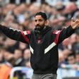 Ruben Amorim, agora treinador do Milan, durante a passagem por Old Trafford