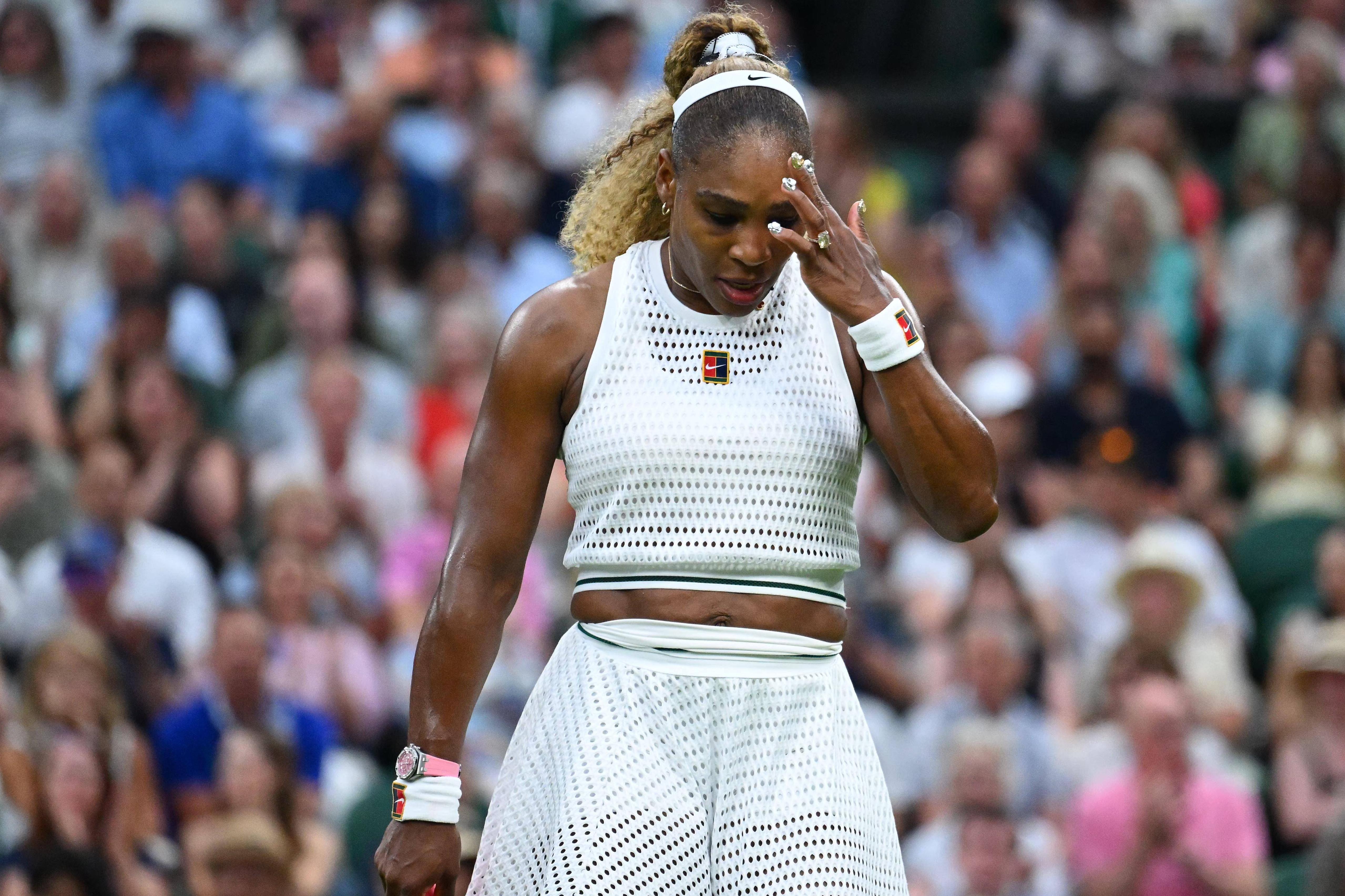 Serena não realizava uma partida de singulares desde o US Open de 2022       Fotografia Imago