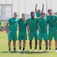 Plantel auriverde tem tido motivos para sorrir. Foto CD Tondela