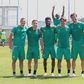 Plantel auriverde tem tido motivos para sorrir. Foto CD Tondela
