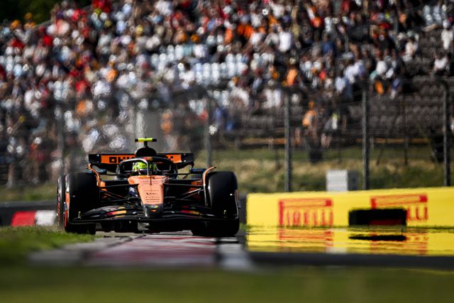 GP da Hungria: Lando Norris mais rápido também nos segundos treinos livres