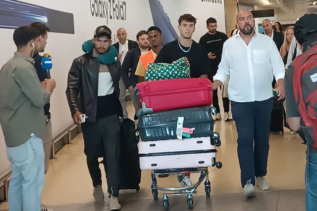 Vagiannidis à chegada a Lisboa