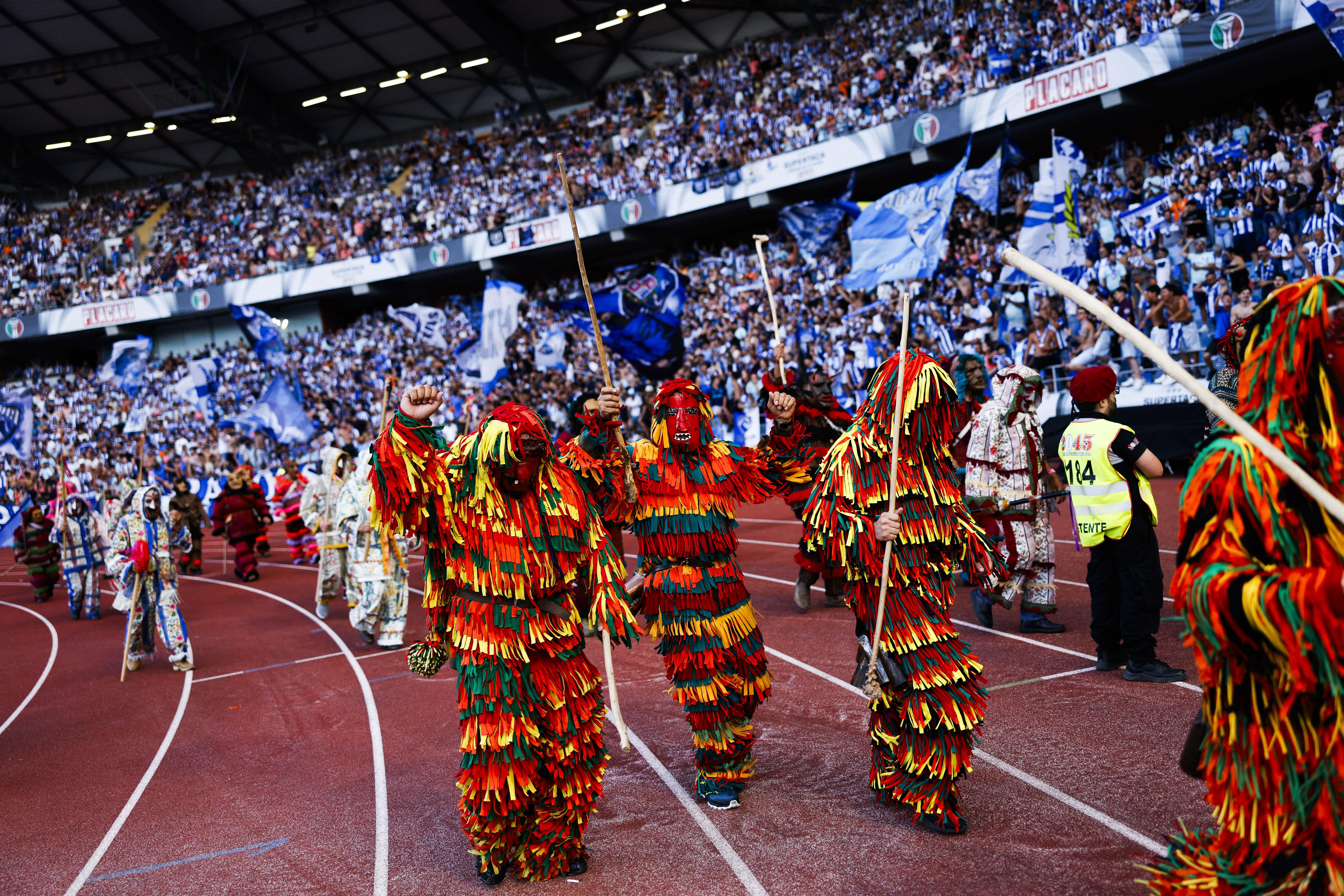Cerimónia de abertura. Foto: FPF (FC Porto-Torreense)