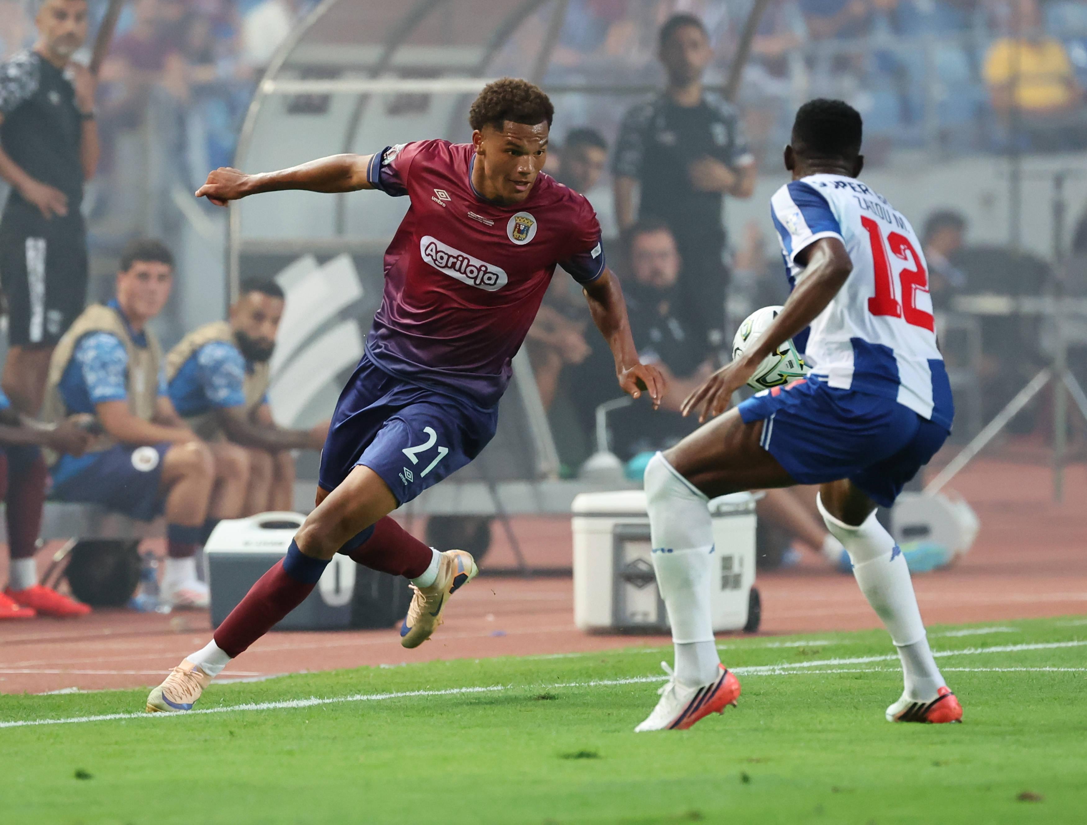 Nuha Jatta em evidência. Foto: IMAGO (FC Porto-Torreense)