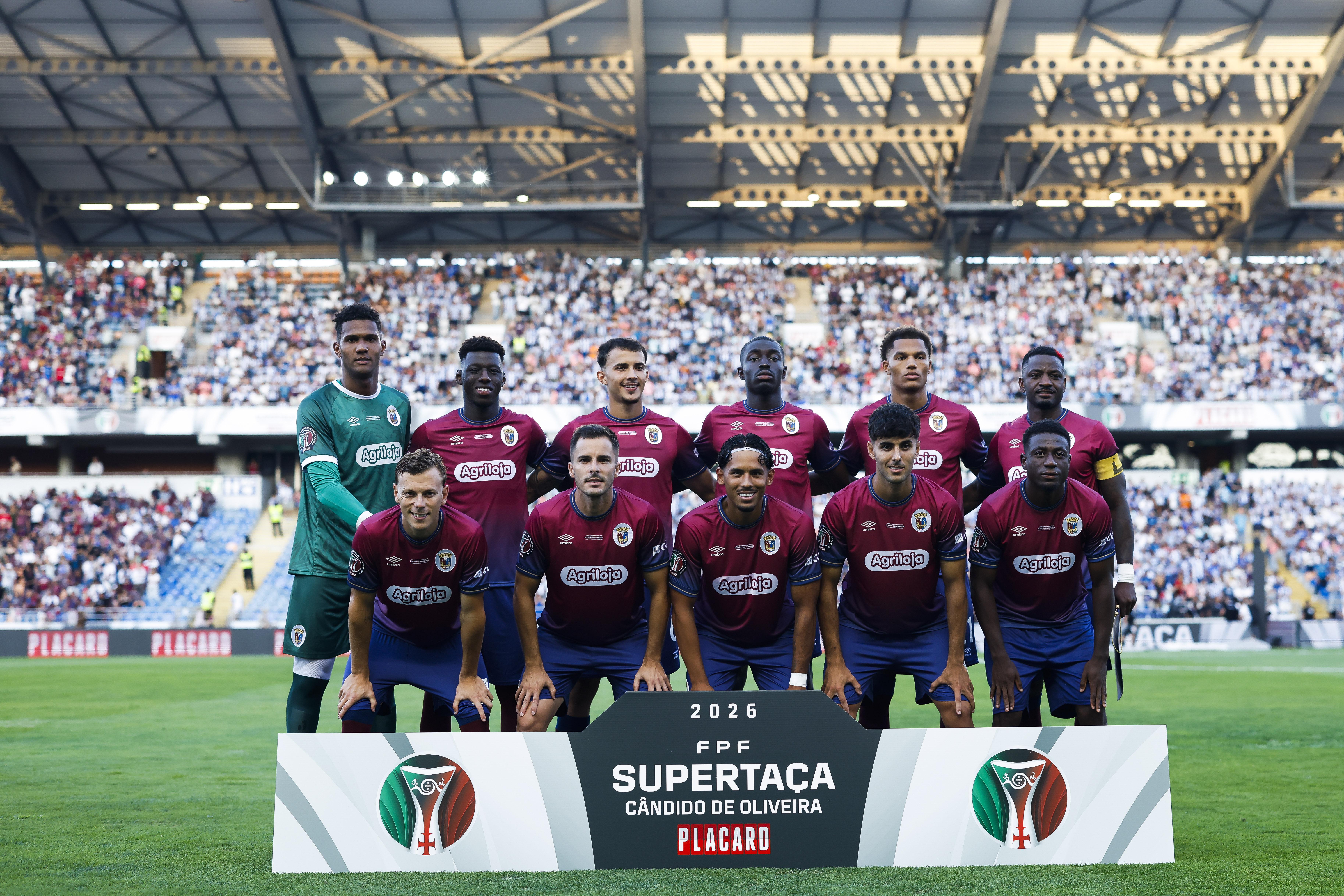 O onze titular do Torreense na Supertaça. Foto: FPF (FC Porto-Torreense)