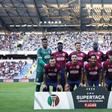 O onze titular do Torreense na Supertaça. Foto: FPF