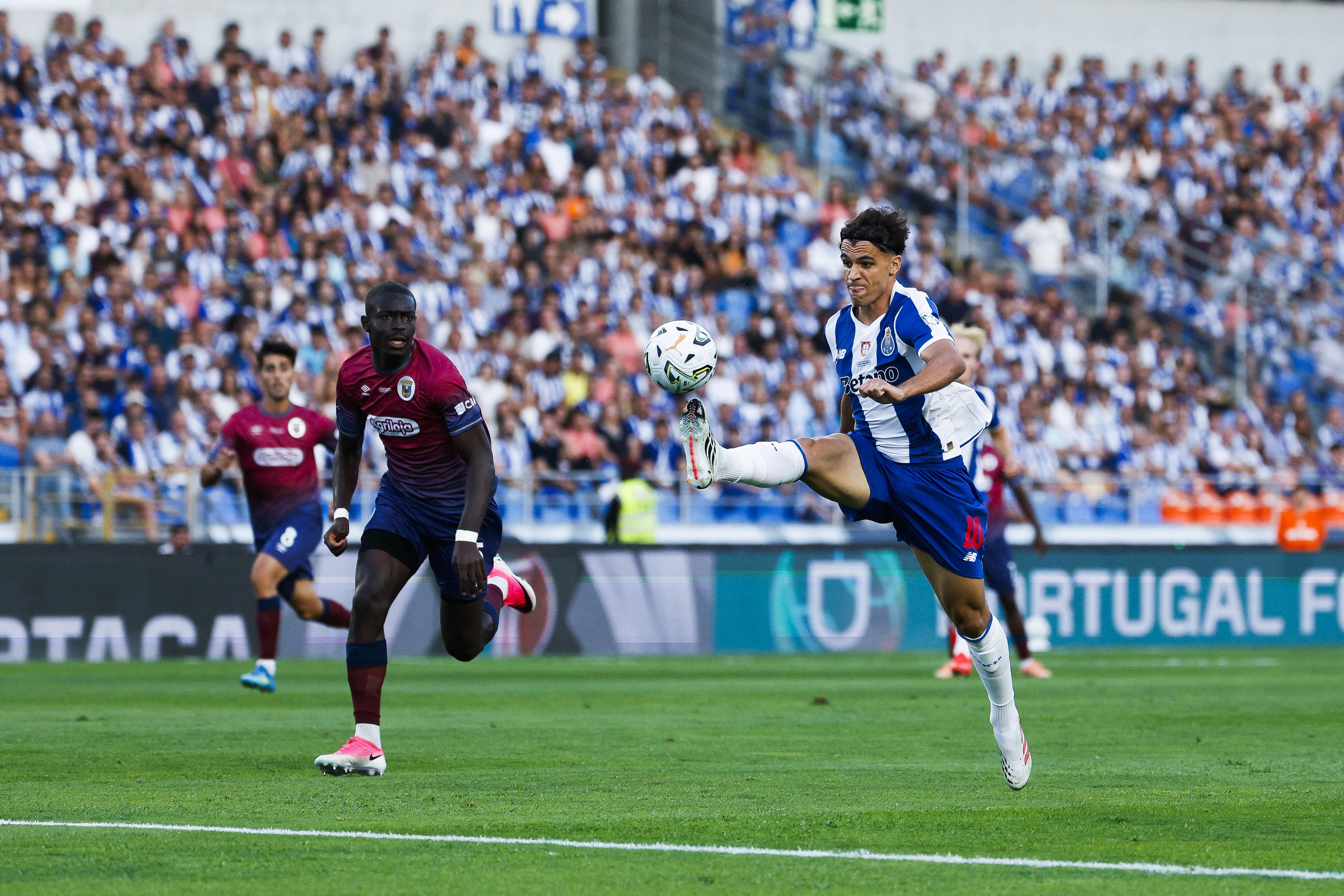 Gabri Veiga foi titular. Foto: FPF (FC Porto-Torreense)