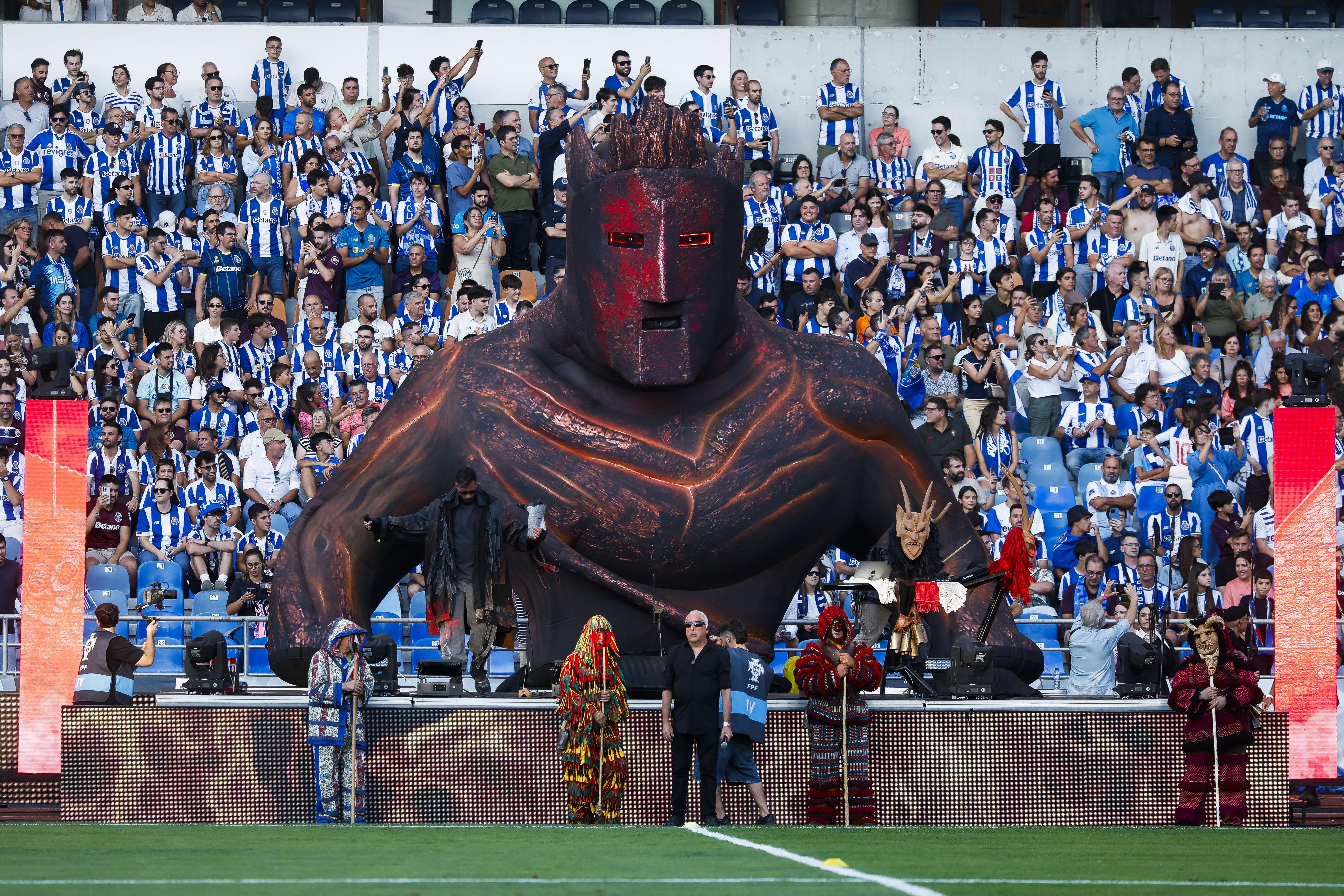 Cerimónia de abertura. Foto: FPF (FC Porto-Torreense)