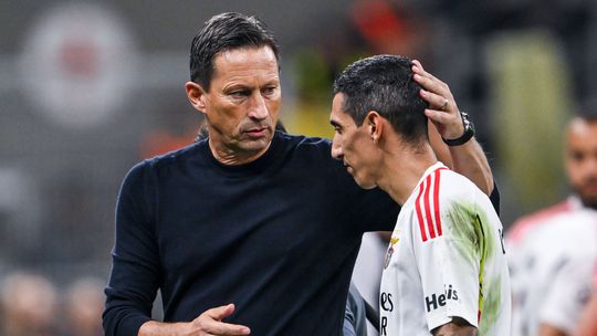 Benfica: Di María despede-se de Roger Schmidt