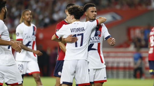 VÍDEO: Vitinha coloca o PSG na frente em Lille