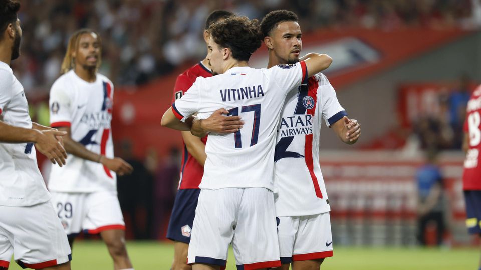 VÍDEO: Vitinha coloca o PSG na frente em Lille