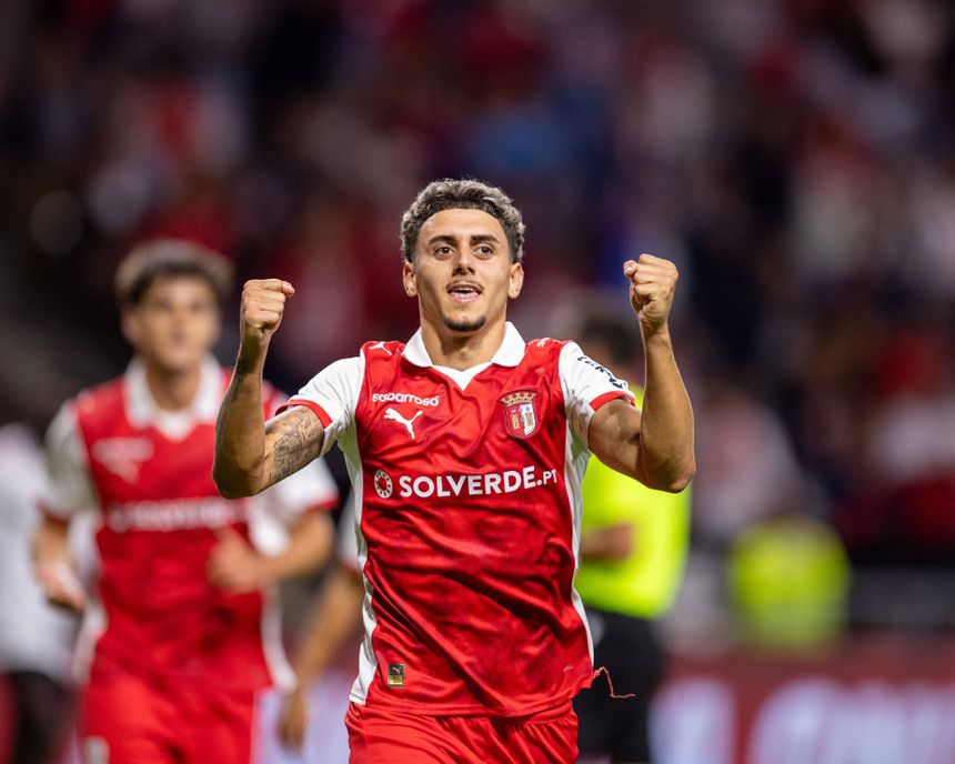 Jovem extremo estreou-se a marcar diante do Lincoln Red Imps, na passada quinta-feira (Foto: IMAGO)