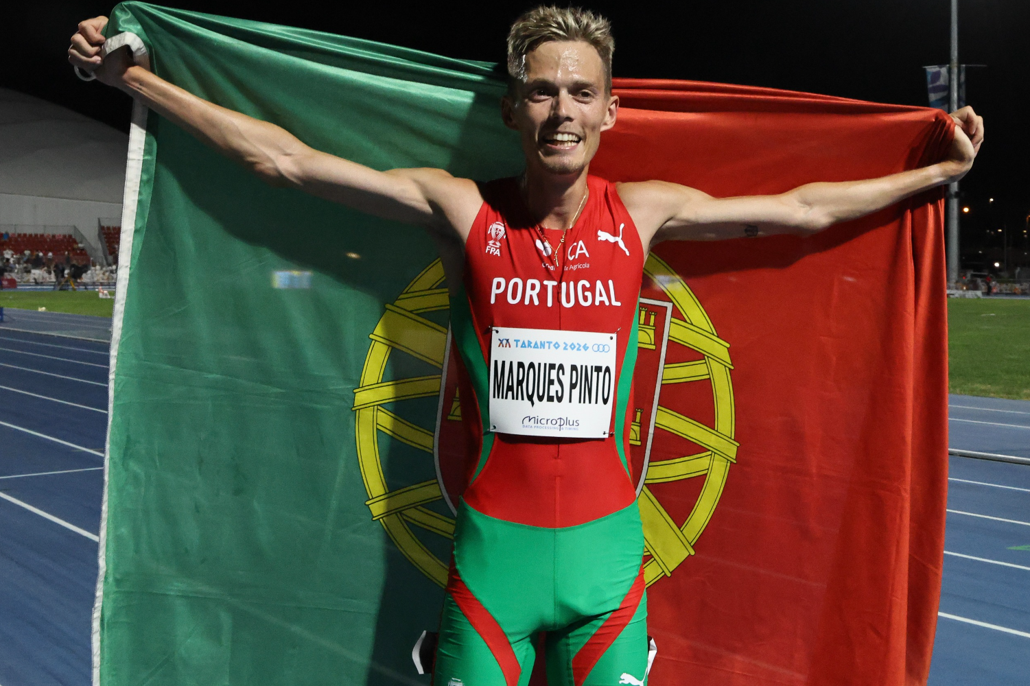 José Carlos Pinto em destaque em Taranto 2026 (foto FPA)