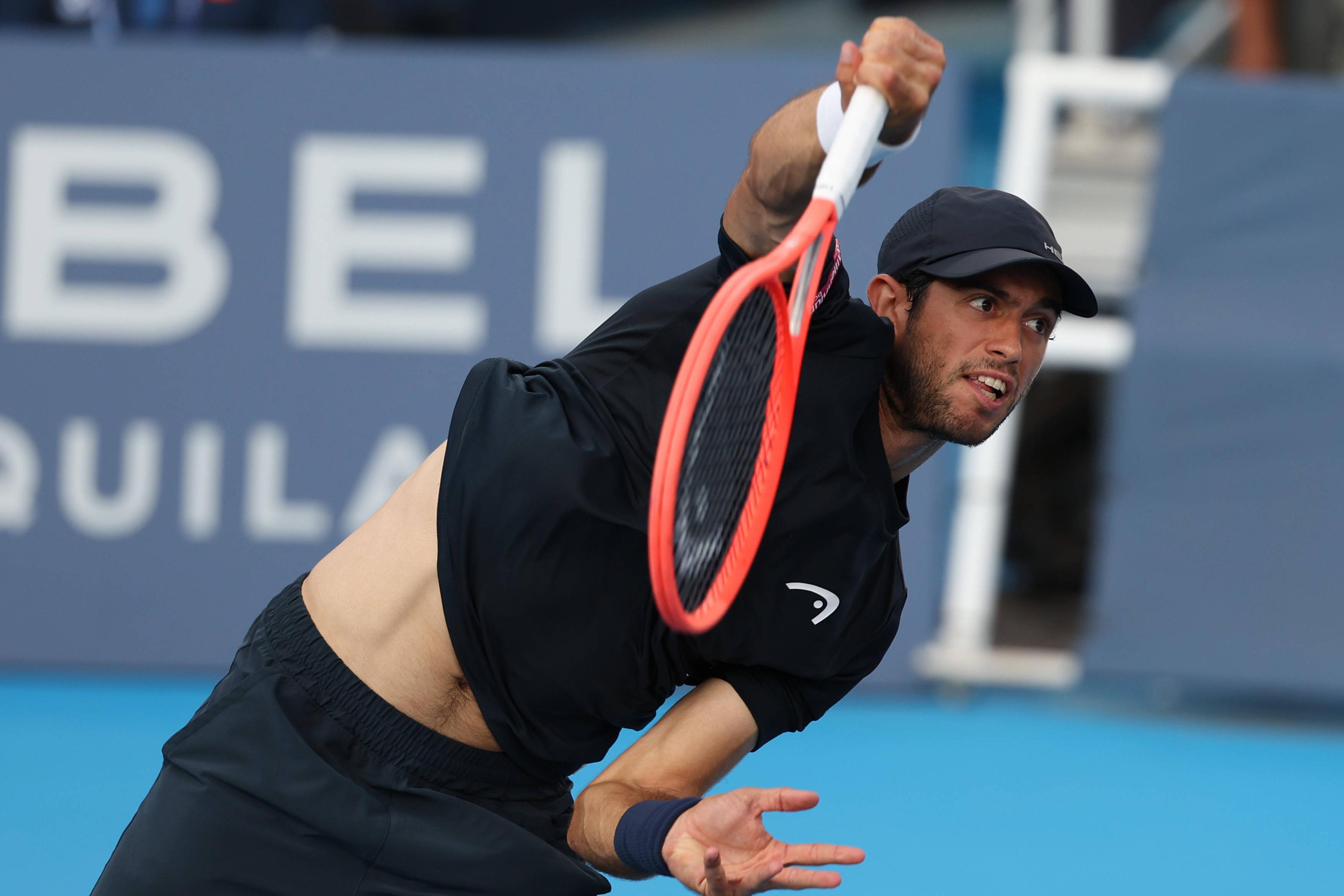 Nuno Borges em ação no US Open