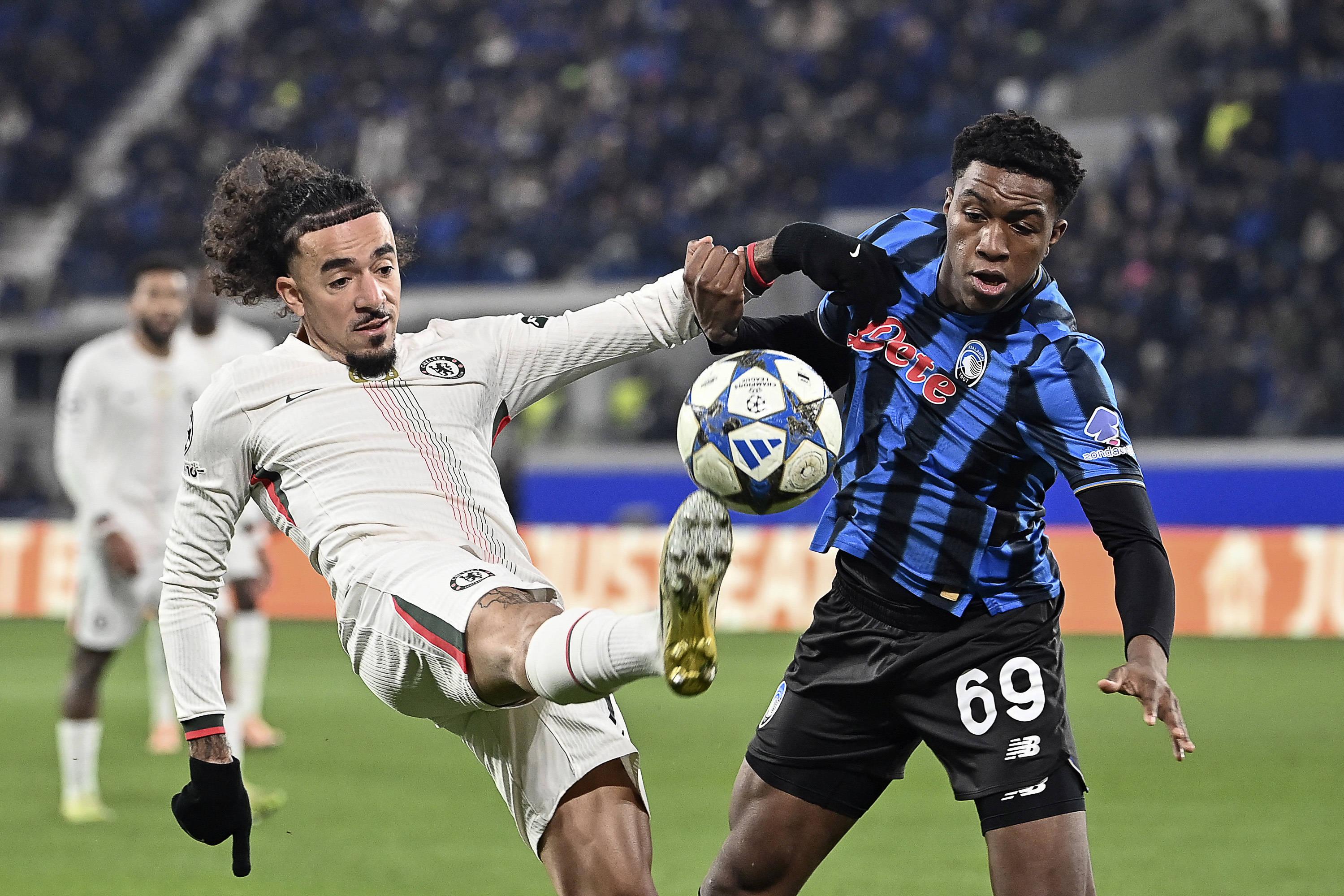 Ahanor defrontou o Chelsea pela Atalanta na Champions da época passada